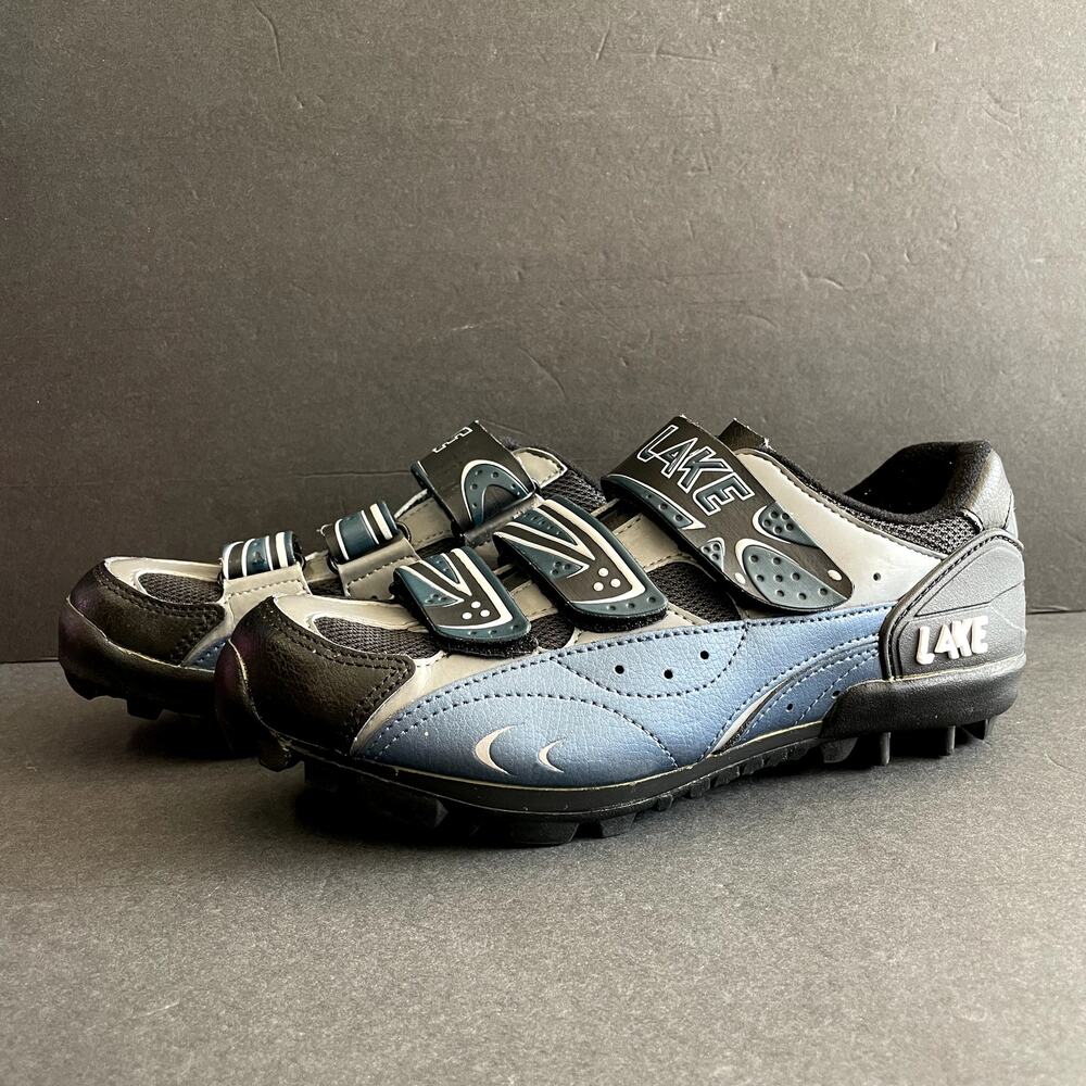 LAKE Cycling Shoes M-MX85 EU 41 US 7.5 Blue Black Silver